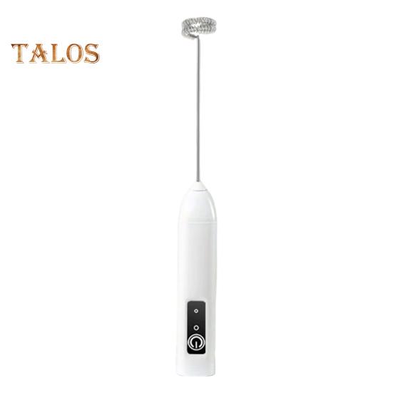 

Ручной вспениватель молока, электрический венчик для яиц, тройная регулировка скорости, перезаряжаемый миксер для напитков, для домашней выпечки, взбивания сливок белый