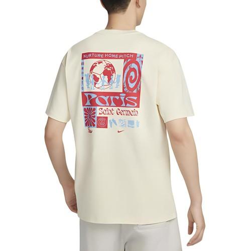 Nike Men's Soccer Crew Neck Short Sleeve T-Shirt in Coconut Milk Color