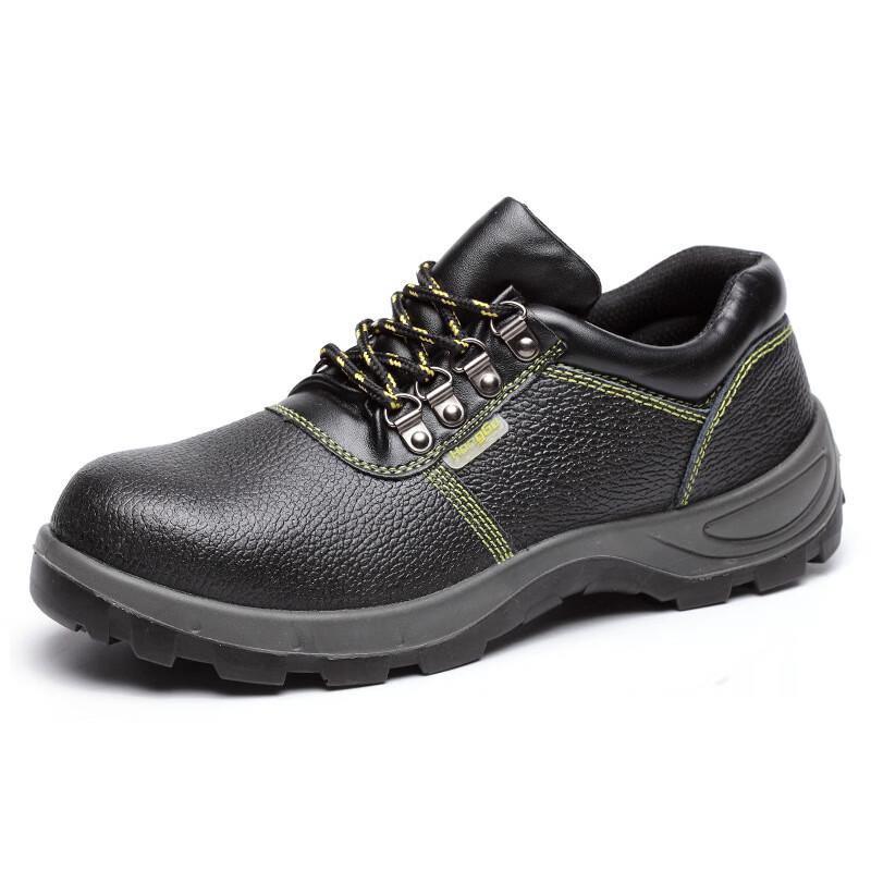 Bozong Lightweight Leather Anti-Smash Puncture-Proof Safety Shoes 41