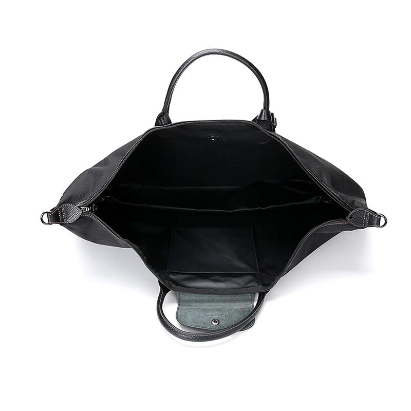 Longchamp Boxford 54 Large Capacity Foldable Tote Shoulder Travel Bag Unisex bags Black 1625080001