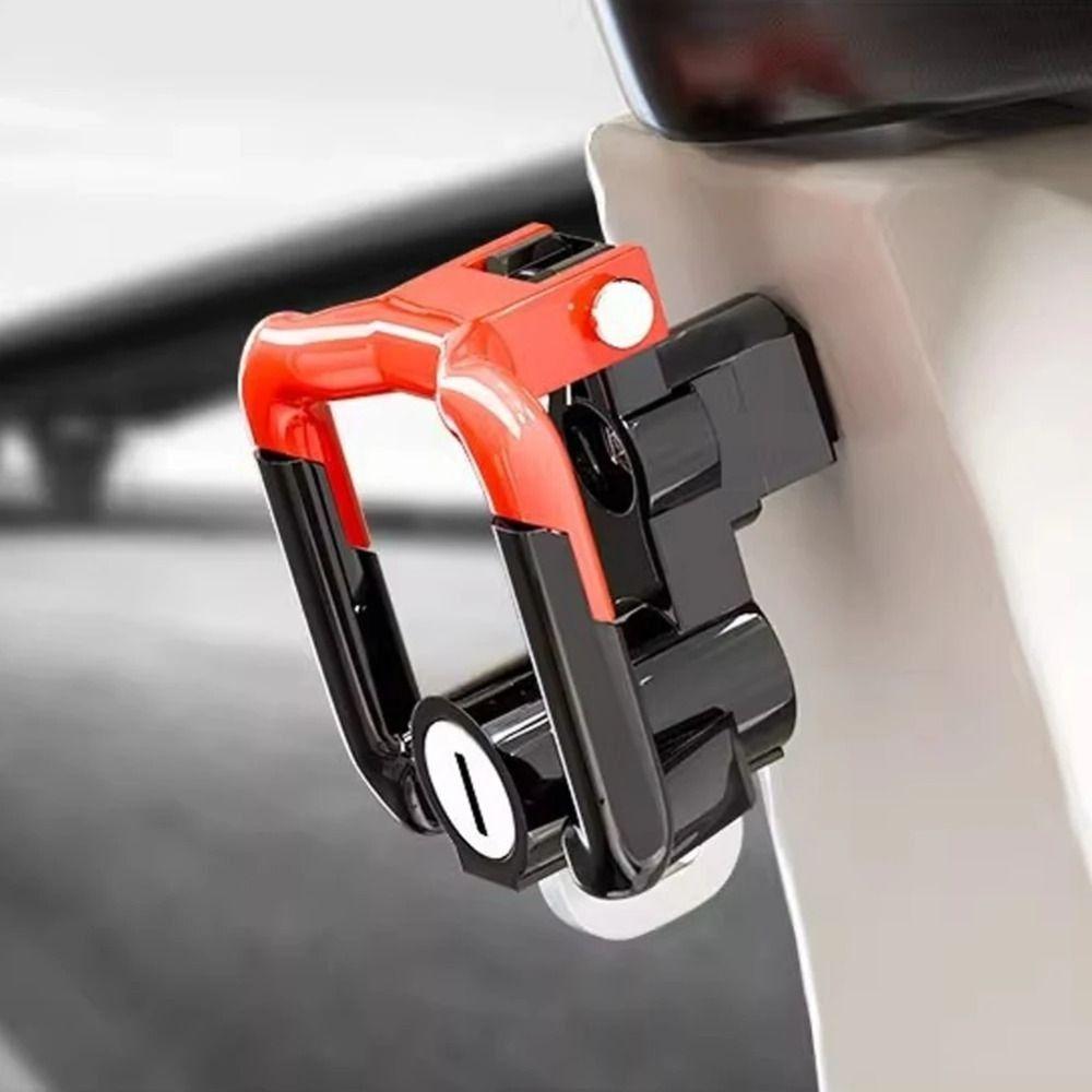 Double Hook Motorcycle Helmet Hook Aluminum Zinc Zinc Alloy Motorcycle Helmet Lock Helmet Hanger  Bicycle Use