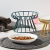 Yousheng Pet Bowl Ceramic Anti-overturn Raised Iron Stand Protect Cervical Vertebra Cats Dogs Water Food Feeding Dish Pet Supplies