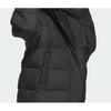 Adidas Letter Print Long Sports Casual Hooded Windproof Waterproof Down Jacket Women Jacket Black IV7556
