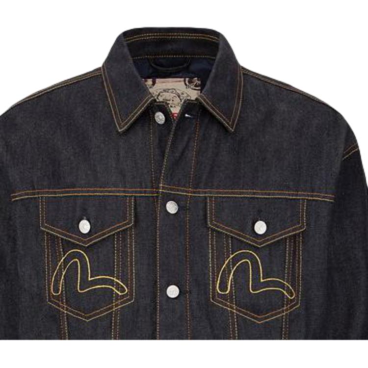 EVISU Denim Jacket Men's Denim Blue 2EAHTM2DJ704LFCT
