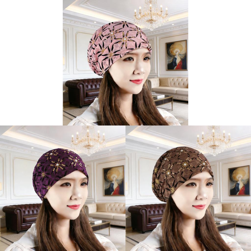 Stitched Embroidered Flap Hat For Women Spring Autumn Fashion Trendy Headwear
