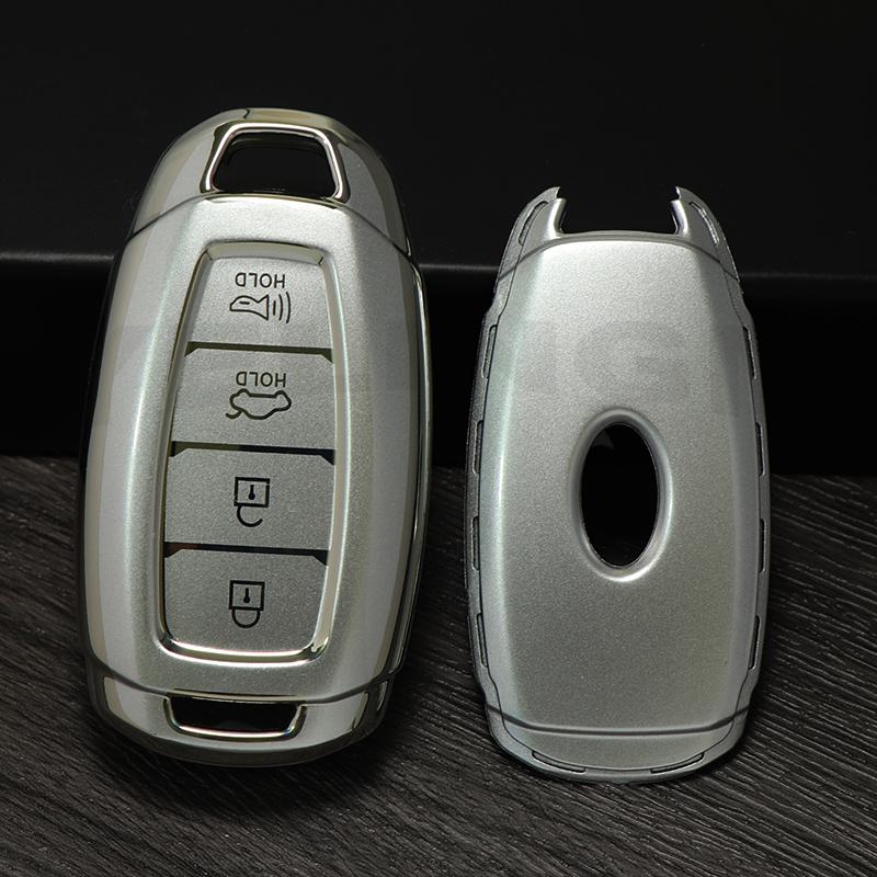 Quicksand TPU Car Remote Key Case Cover For Hyundai i30 ix25 Elantra KONA Solaris Azera Grandeur Ig TM Accent Santa Fe Palisade