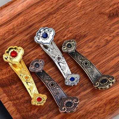 Mini Exquisite Alloy Chinese Style Ruyi Incense Burner, Sandalwood and Agarwood Incense Holder Holder Holder