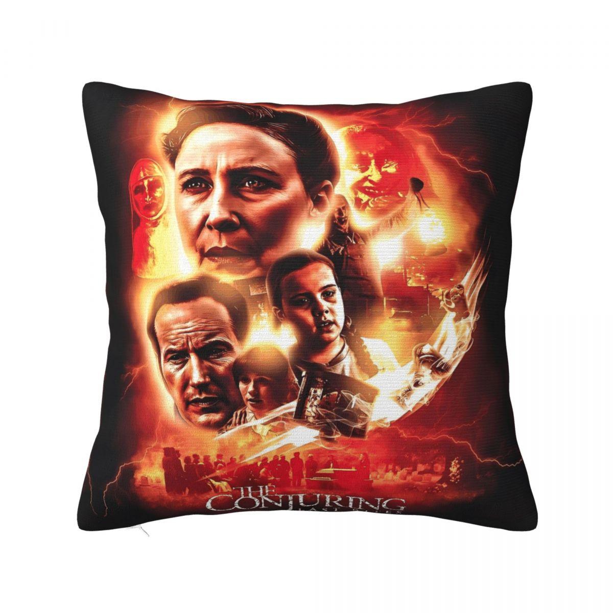 The Conjuring Last Rites Pillow Cover Novelty Pillow Case For Sofa Home Decorative Cushion Cover Soft Graphic Pillowcases Gift 12x12Inch