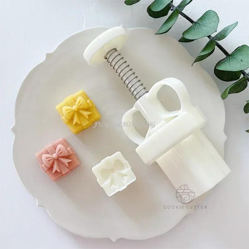 15g20g Mini Sweet-scented Osmanthus Mid-Autumn Festival Flower Moon Cake Mould Chinese Cake Mould Mini Pastry Hand Pressing Mold