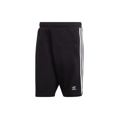 Originals Trefoil Solid Color Logo Embroidered Stripes Sports Shorts Men Bottoms Black IA6351