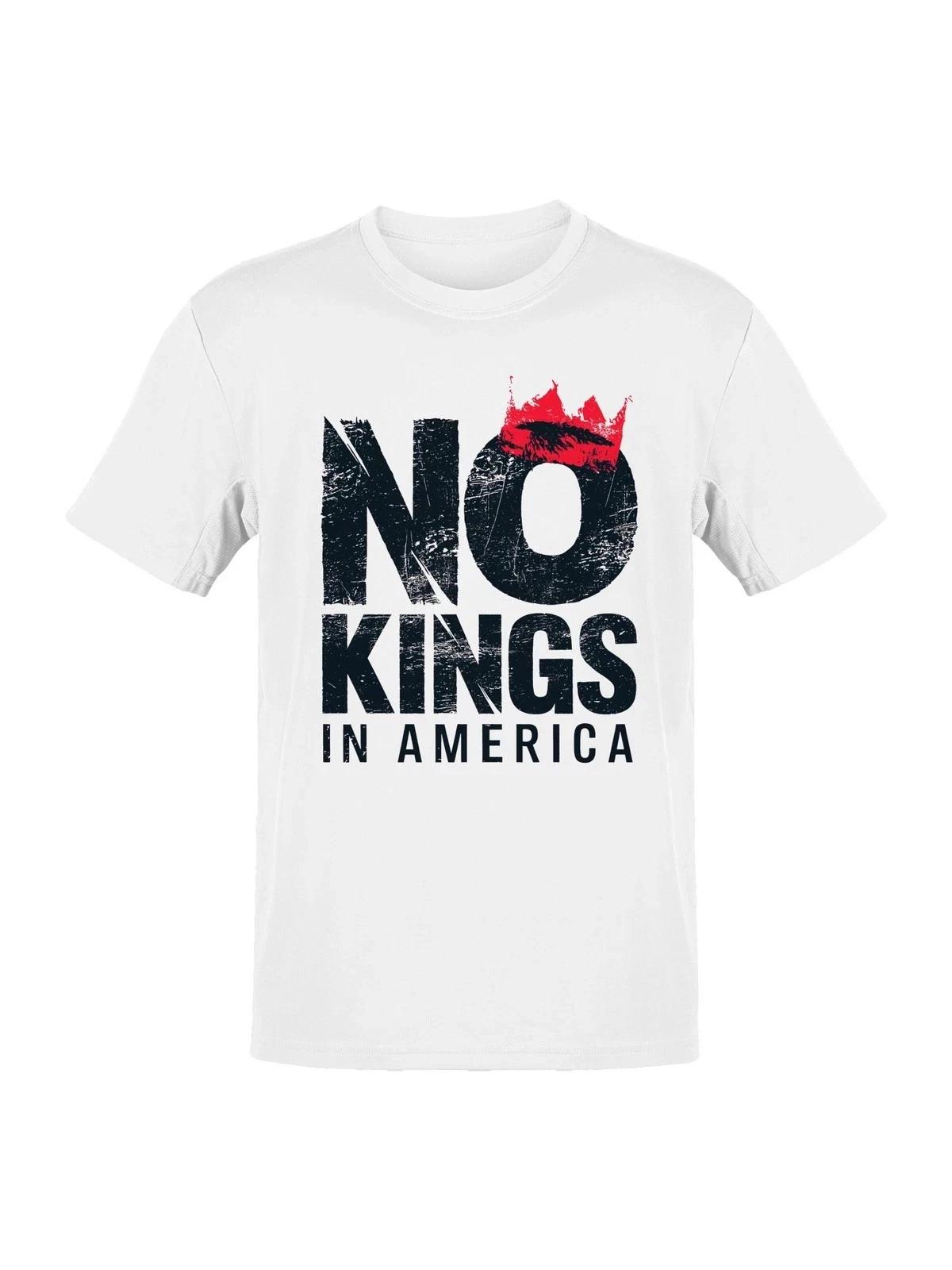 No Kings in America Graphic Men s T shirt Allsize S