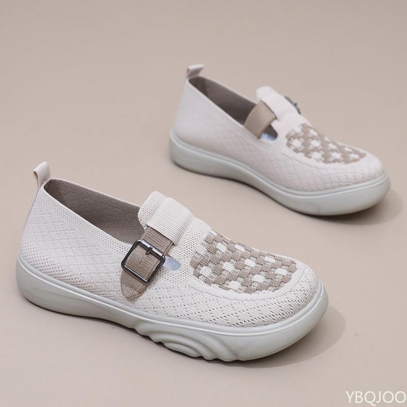 Fashion Soft Soled Comfortable Women's Single Shoes New Breathable Casual Lightweight Lazy Women's Vulcanized Shoes Versatile Sneakers