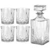 Alcohol Gift Set: Carafe, Whiskey Glasses, Drink Bottle