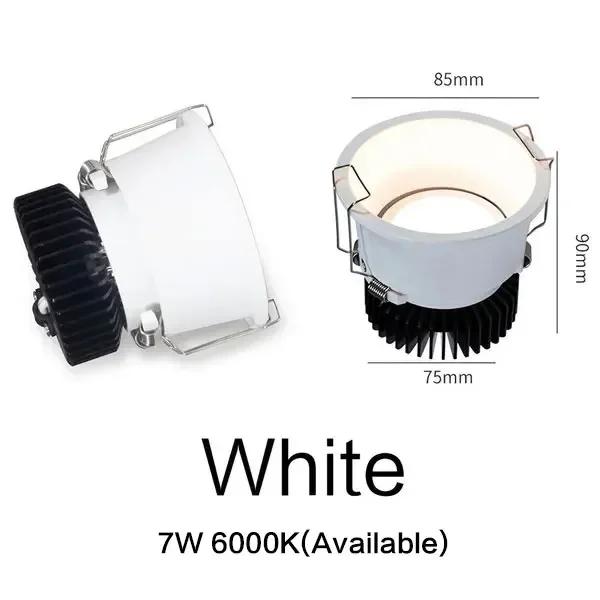 

7W COB Downlight Anti-glare Indoor Lighting Multi-functional Home Lighting Multi-scene Use 7w