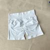 Candy Color Seamless Low-Waist Hip-Lifting Yoga Shorts (Three-Quarter Length)