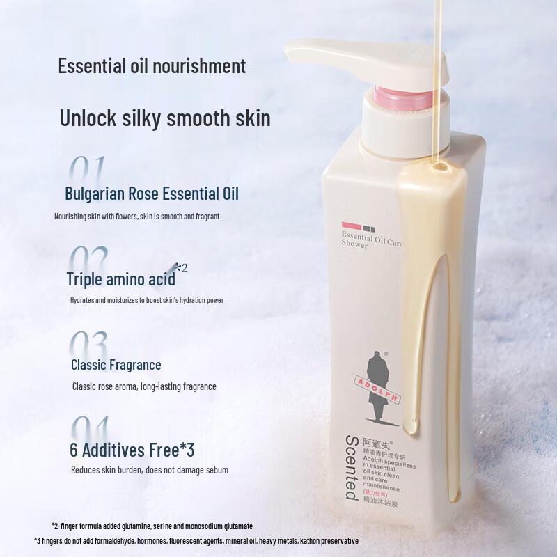 Adolph Moisturizing Shampoo & Classic Shower Gel Set