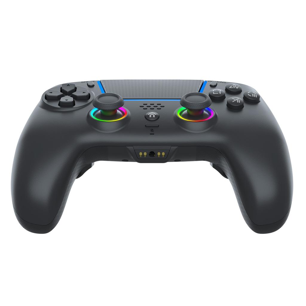 Gatillo de Efecto Hall Mando PS5 Bluetooth Inalámbrico Compatible con PS5 Slim/Pro PC Steam Doble Vibración 6 Ejes