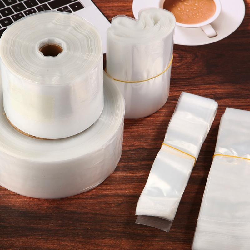High Pressure Plastic Sack Transparent Thickened Packaging Bag Fishing Rod Lamp Wrench Hardware Drawing Axis Cylindrical Tube Pocket PE Long Tube Bag