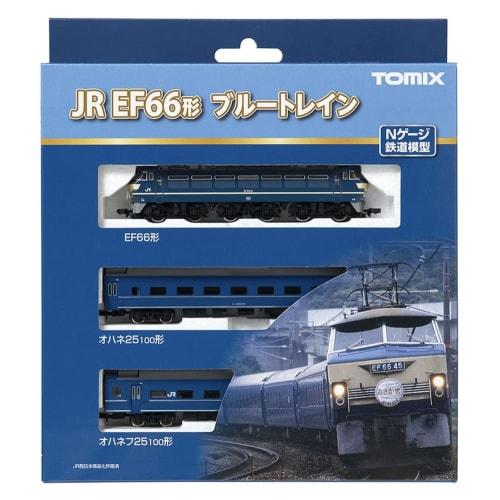 TOMIX N Gauge JR EF66 Type Blue Train Set 98388 Railway Model Electric Locomotive