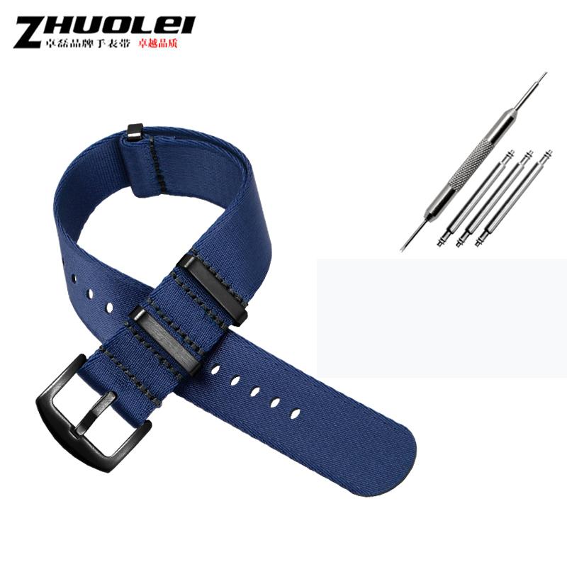 Hochwertiges Nylon-Uhrenarmband für Omega Seamaster Speedmaster Rox Mido Seiko Armband 20mm 22mm