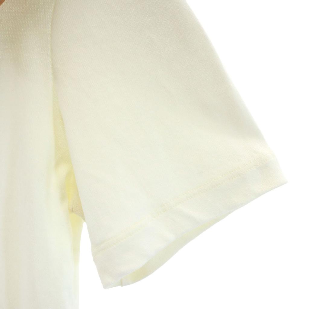 HERMES Made in France Short sleeve T-shirt 34 Ivory Women Used