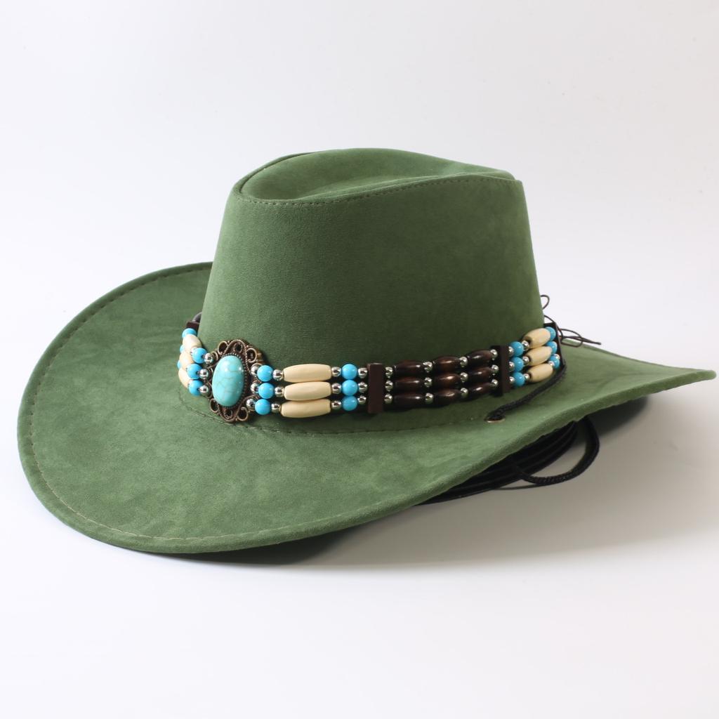 Popular European and American Classic Big-brimmed Western Cowboy Hat Men's and Women's Outdoor Fashion Anti-sun Cowboy Hat Jazz Hat