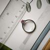 Серебряное кольцо с натуральным рубином 1.113ct, вес изделия 1,67 гр (2187929)