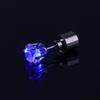 Cool Men Earrings LED Luminous DJ Dance Party Rhinestones Glow Earrings Light Up Earrings Female Ear Studs Diamond Earrings