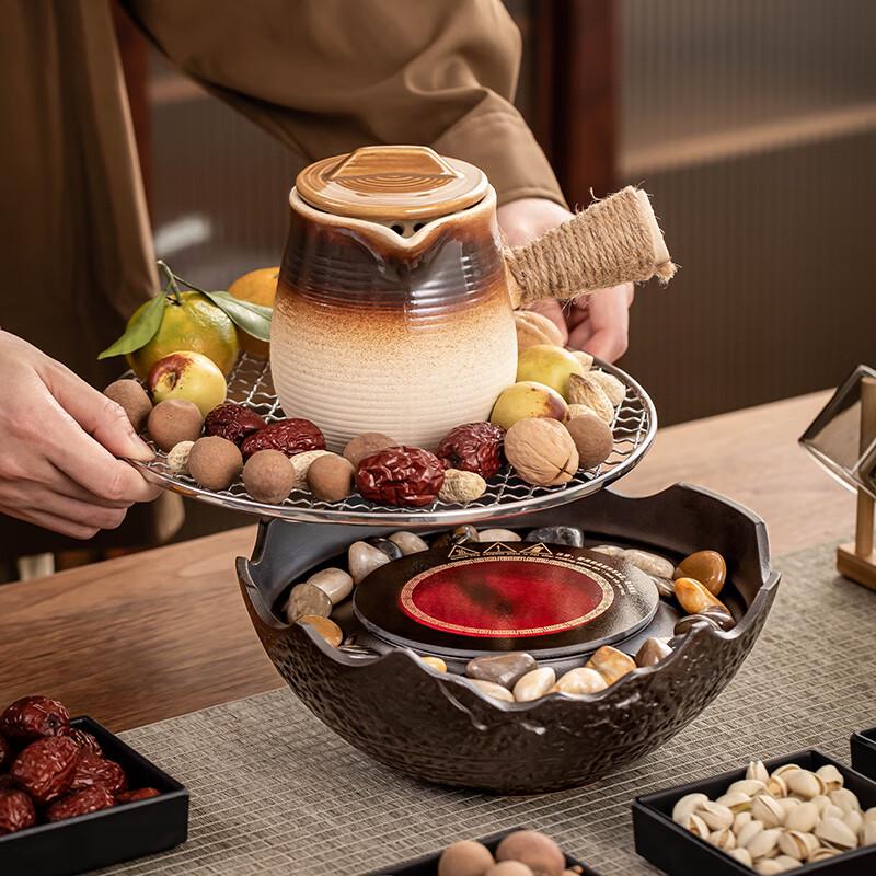 Ceramic Indoor Stovetop Tea Warmer Set