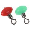 20Pcs/Bag Cross-Line Swivels & Bead T Shape Pulley Slide Rig Connector Fishing