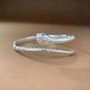 New Fashionable Snake Open Bracelet Women's Light Luxurious and High-end