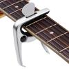 TC 02 Multifunktionales Gitarren-Capo Zinklegierung mit Stegpin-Zieher Gitarrenplektrum-Schlitz 3 Stück Gitarrenplektren für Akustik