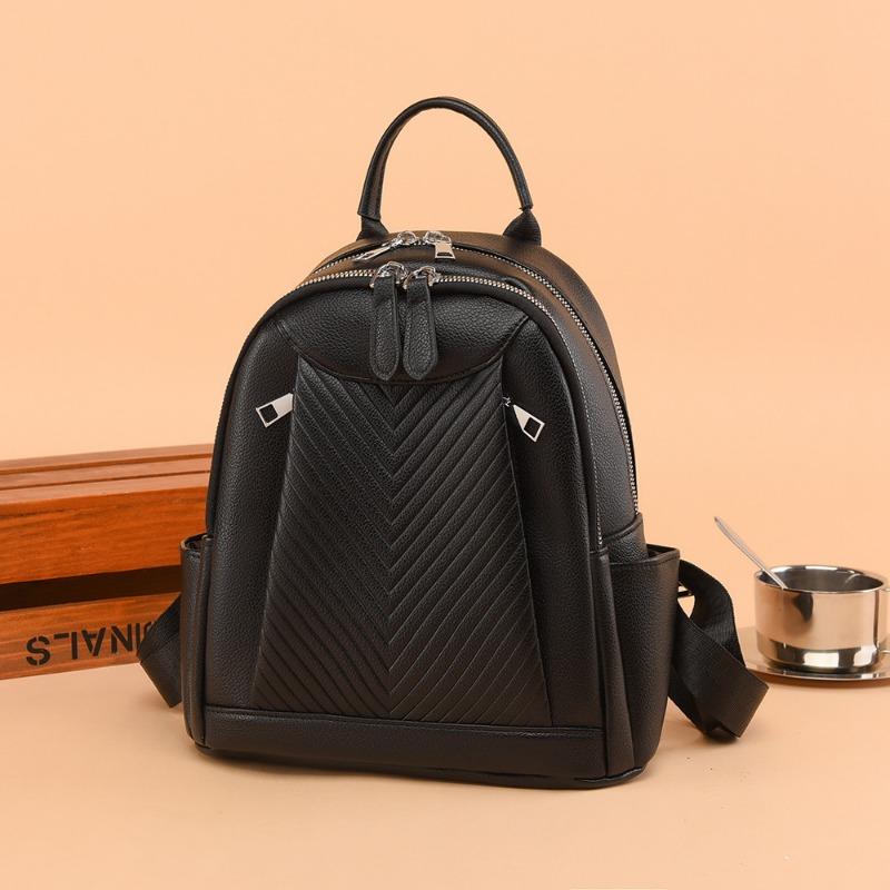 New Simple Temperament Backpack Women's Large Capacity Commuter Leisure Travel Backpack Tide Backpack Women