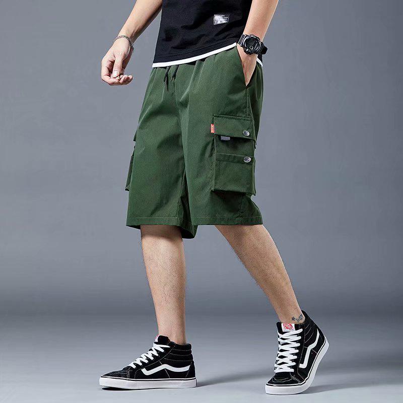 2026 Mannen Losse Casual Cargo Shorts in Koreaanse Stijl voor Tieners