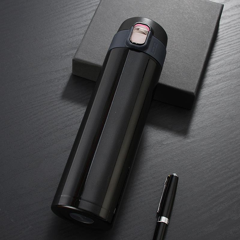 

Термос для путешествий из нержавеющей стали марки 304 большой емкости — портативная кружка для мужчин и женщин, можно изготовить в качестве подарка 500ml