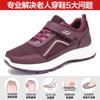 Women's Shoes Autumn Couple Walking Shoes Velcro Casual Shoes Middle-aged and Elderly Mother Shoes Soft-soled Comfortable Single Shoes