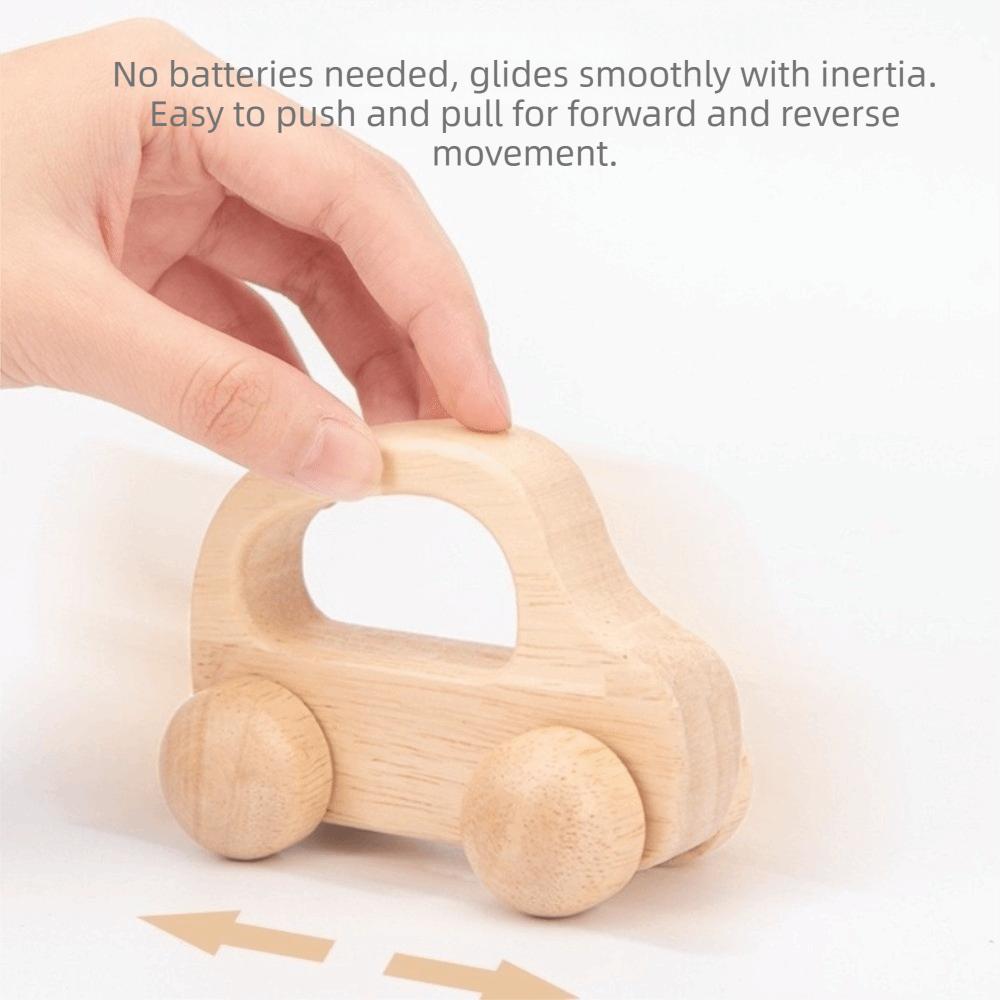Wooden Material Baby Wooden Toys Handmade Stacking Blocks Van Montessori Toys Children