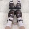 Flat-soled leather shoes niche design sense Lolita women's shoes bow sweet versatile JK uniform sailor suit shoes