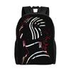 Demon Slayered Backpack Anime Characters Boy Polyester University Backpacks Print Streetwear School Bags Rucksack