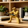 3D Printed Man Pen Holder Kneeling Soldier Grim Reaper Ninja Knight Warrior Statue of Liberty Pencil Stand Home Office Decoration Ornament