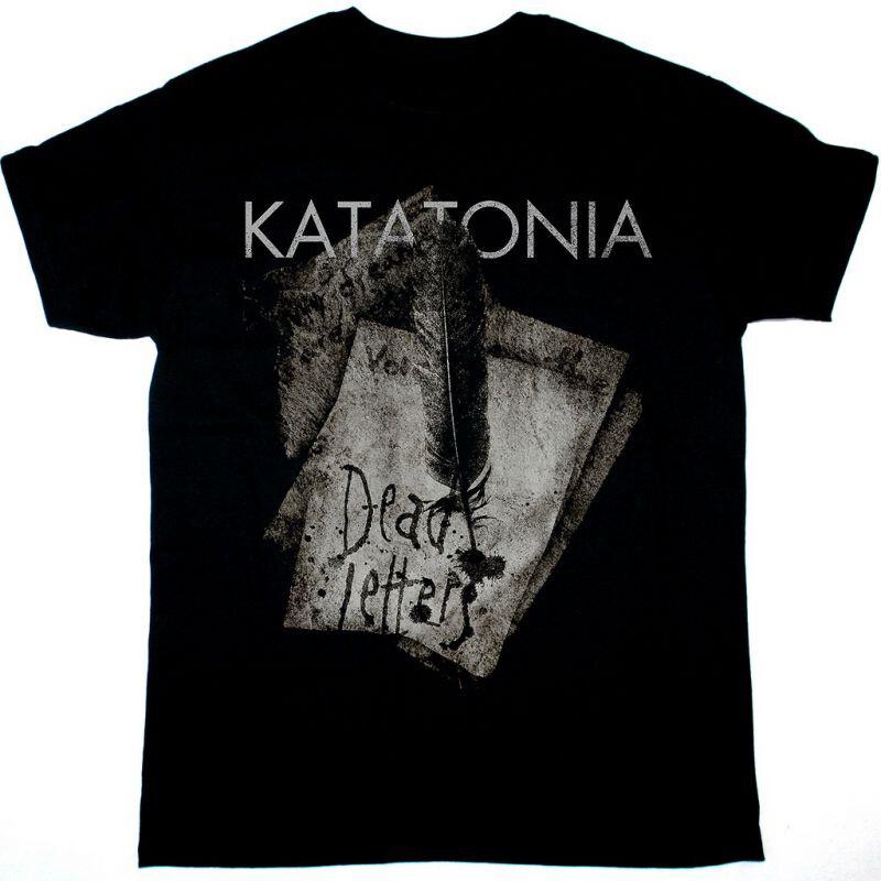 SALE Vtg KATATONIA Band DEAD LETTERS Cotton Black All Size Unisex Shirt Unisex T-Shirt S