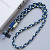 Universal Nylon Braided Phone Lanyard Detachable Colorful Shoulder Strap Anti-lost Neck Hanging Cord Phone Charm Accessories