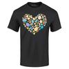 Easter Heart Cloud BunnyT-shirt Rabbit Eggs Carrot Spring Shirts
