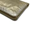 Used Longchamp Clutch bag vintageClutch bag gold/Silver leather Women