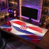 Croatia Football Crest Mouse Pad, Extended Non Slip Rubber Desk Mat for Gaming Office Laptop Fan Gift