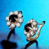 Sace Gems Classic Flowers Copper Alloy Zircon Earrings for Women Wedding Party Gifts