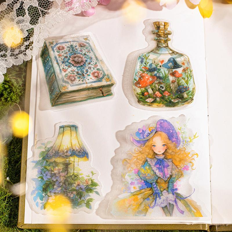 Mr. Paper, 6 Styles, 10pcs/bag, Fairy Tale Princess Themed Stickers, Collage Decoration, Phone Case, Scrapbook, Notebook