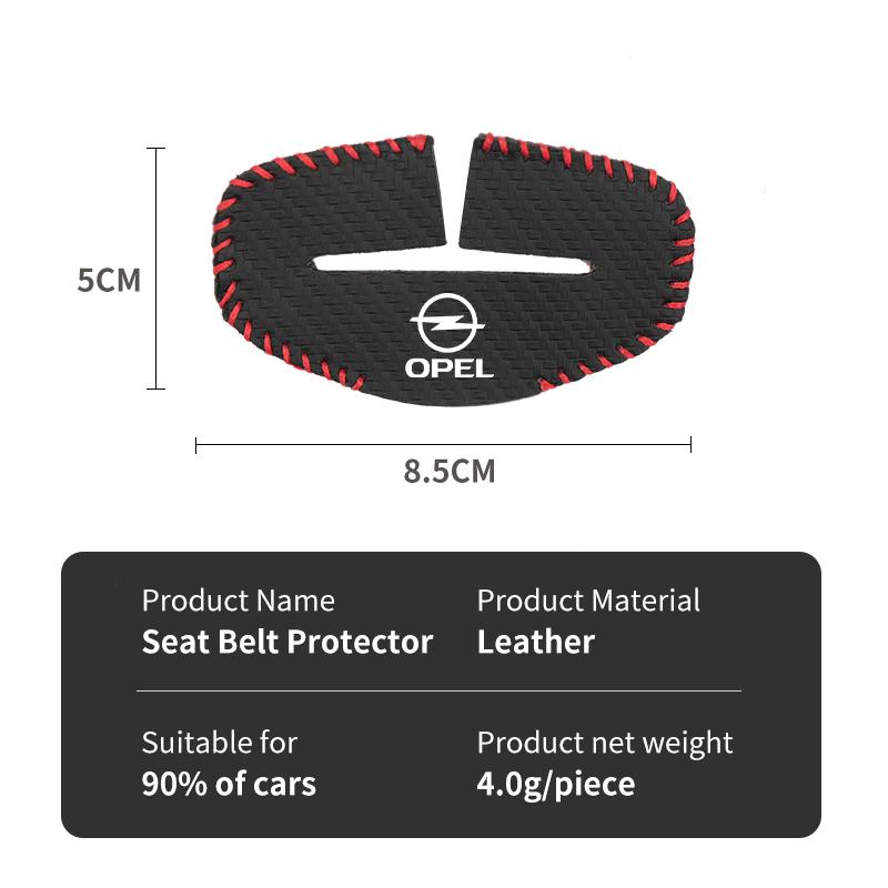 Car Accessories Seat Belt Buckle Anti-scratch Protector Cover For Opel Corsa Astra Insignia Vectra Zafira Meriva Mokka Grandland
