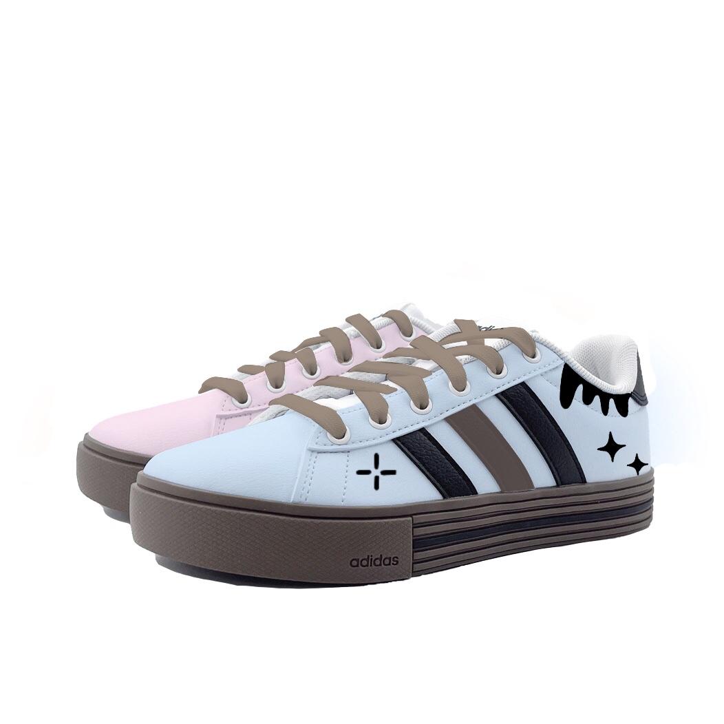 

Adidas Daily 4.0 Blue Pink Starry Mismatched Abrasion Resistant Abrasion Resistant Low top Skateboard Shoes Unisex JR0077(Team641-) 36