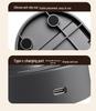 Silent USB Clip-on Desktop Fan with Light and Oscillation for Home and Dorm Use